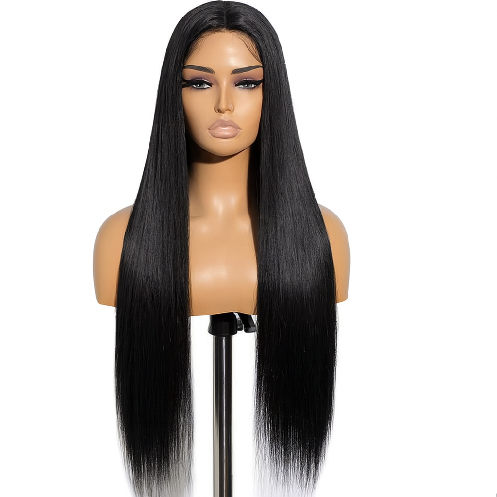 HD Lace Frontal 200% Density Raw Hair Wig – Straight